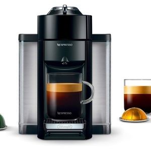 Nespresso Vertuo Coffee and Espresso Machine by De'Longhi, Piano Black